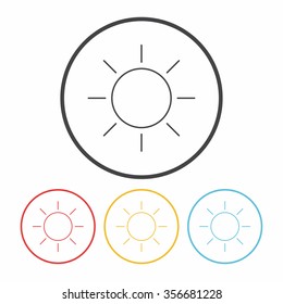 sun line icon