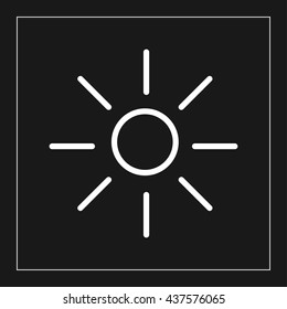 sun line icon