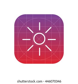 sun line icon