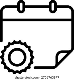 Vector de ilustración de icono de línea de sol