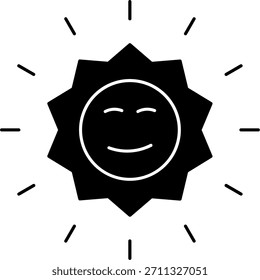 Diseño de icono de Vector de Sun Line