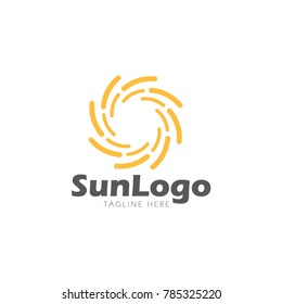 Sun Logo Abstract