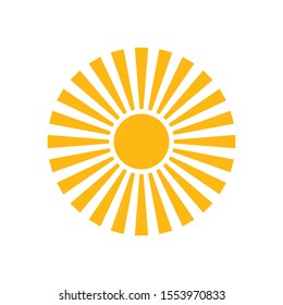 Sun Logo can be used for company, icon, print, tshirt and others.