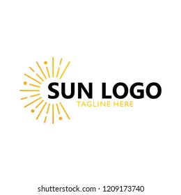 sun logo concept