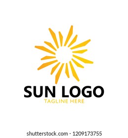 sun logo concept