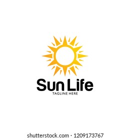 sun logo concept