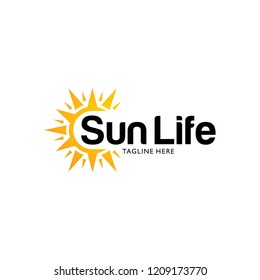 sun logo concept