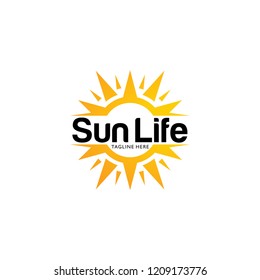 sun logo concept