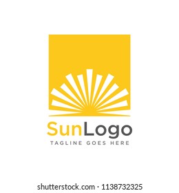 Sun Logo Creative vector