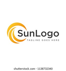 Sun Logo Creative vector