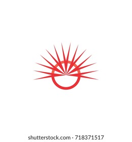 Sun logo design