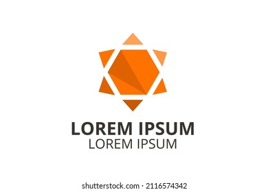sun logo design for any modern company in technology industry, or other modern business