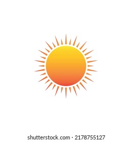 diseño del logo de sun. logotipo de sun, icono, ilustración, archivo vectorial.