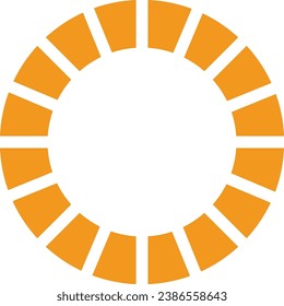 SUN LOGO DESIGN ICON VECTOR	
