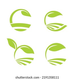 Sun logo design at sunrise or sunset. Bright sunshine logo in the morning or twilight
