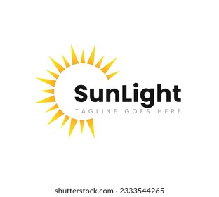 Design-Vorlage für Sun-Logo. Vektorsymbol-Vorlage für Sun-Illustrationen