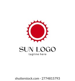 Sun Logo design template vector 