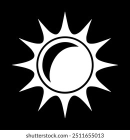 sun logo design vector file