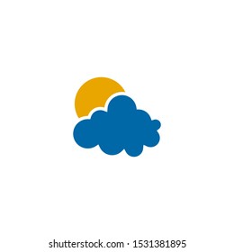 Sun logo design vector illustration template
