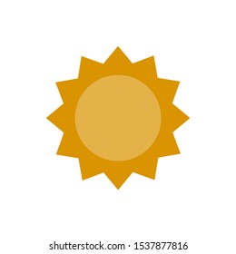 sun  logo design vector illustration