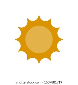 sun  logo design vector illustration