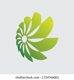 sun logo flower logo design. vector template for business