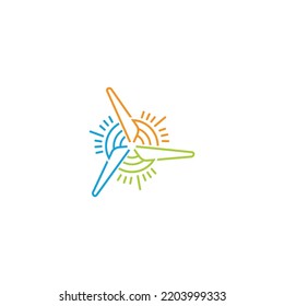 SUN logo icon biotechnology illustration