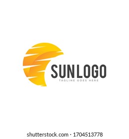 Sun Logo Icon Design Vector