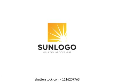 sun logo, icon and symbol