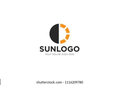 sun logo, icon and symbol