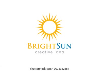 Sun Logo and Icon Template