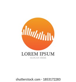 Sun  Logo and icon  Template design