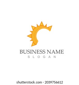 Sun Logo icon Template design