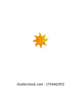 Ilustración de icono de logotipo de Sun