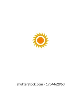 Ilustración de icono de logotipo de Sun
