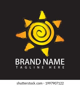 Sun Logo Icon Vector Art