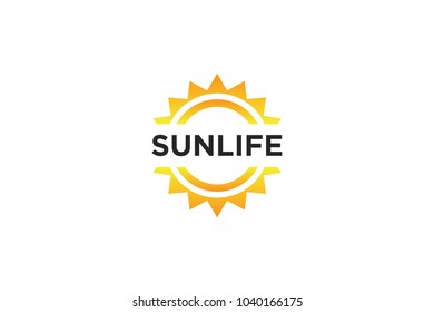 sun logo and sun icon Vector design Template. Vector Illustrator Eps.10