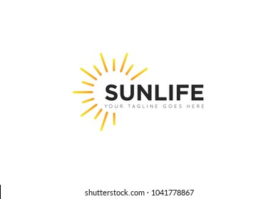 sun logo and icon Vector design Template. Vector Illustrator Eps.10