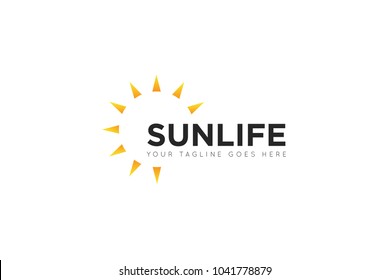 sun logo and icon Vector design Template. Vector Illustrator Eps.10