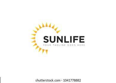 sun logo and icon Vector design Template. Vector Illustrator Eps.10