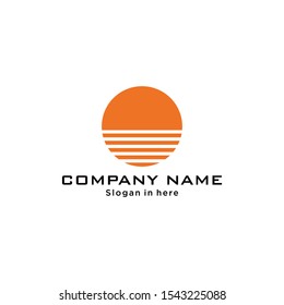 sun logo and sun icon Vector design Template.