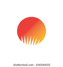 sun logo and sun icon Vector design Template
