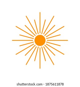 Sun Burst Logo Design Vector Graphic Stock Vector (Royalty Free) 1421838854