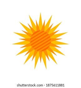 sun logo icon vector design illustration
