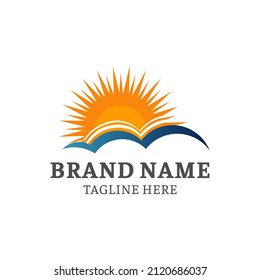 Sun logo icon vector. Sun logo design template. Simple logo sunshine on trendy logo. Sun logos company template.