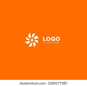 sun logo and icon Vector design Template