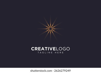 sun logo icon vector design template concept