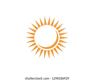 sun Logo Icon Vector illustration design