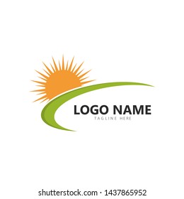 sun Logo Icon Vector illustration design