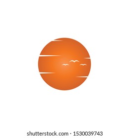 sun Logo Icon Vector illustration design